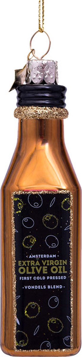Vondels Ornament glass oil bottle H11.5cm Q3-21