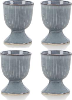 Broste Copenhagen Eierdopjes set van 4 Nordic Sea 7 cm