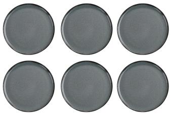Kitchen Trend servies Petrol Ocean 27 cm dinerbord bord set van 6