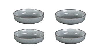 Broste Copenhagen Nordic Sea set van 4 platte kommen Ø 17 x H 5