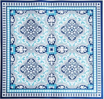 Esschert Design - BBQ mat - Top 10 tuinhaarden - Polyester - Blauw