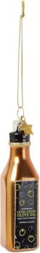 Vondels Ornament glass oil bottle H11.5cm Q3-21