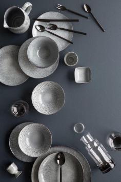 Broste Nordic Sea Espresso kopjes met schotel set van 4 Ø5,5xH5 cm – 5 CL - espresso with saucer