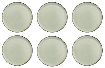 Cactula Kitchen Trend servies Zeegroen Ocean 27 cm bord set van 6