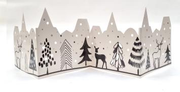 Cactula papieren Deco Kerst Winter Silhouet 2 stuks voor op de vensterbank of de kast, helemaal leuk 17 x