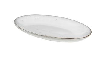 Broste Copenhagen Nordic Sand ovalen schaal Medium 30 x B 18 cm - plate oval