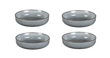 Broste Copenhagen Nordic Sea set van 4 platte kommen Ø 17 x H 5