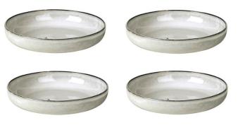Broste Copenhagen - Set van 4 pastaborden 22cm - Nordic Sand