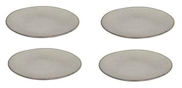 Broste Copenhagen - Set van 4 dinerborden 26 cm - Nordic Sand